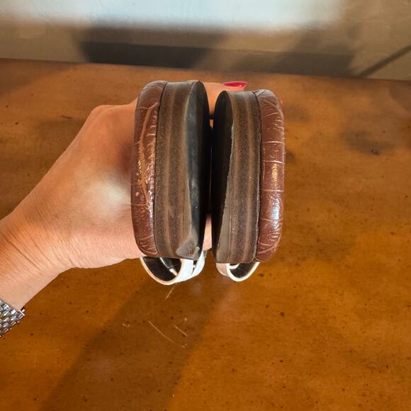 Sam Edelman Bay Cutout Slide Sandals – White Leather, Size 10 - Picture 9 of 10